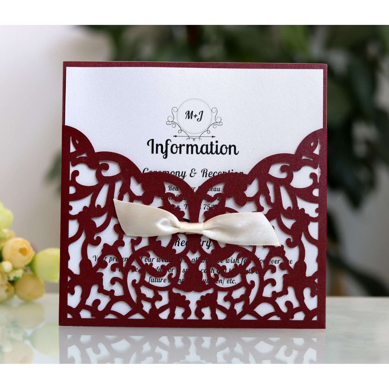 Pocket Invitation Latest Invitation Card Wedding Supplies Holiday Greeting Card Wholesale